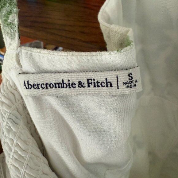 Abercrombie Corset Seamed Linen-Blend Mini Dress - Picture 3 of 4